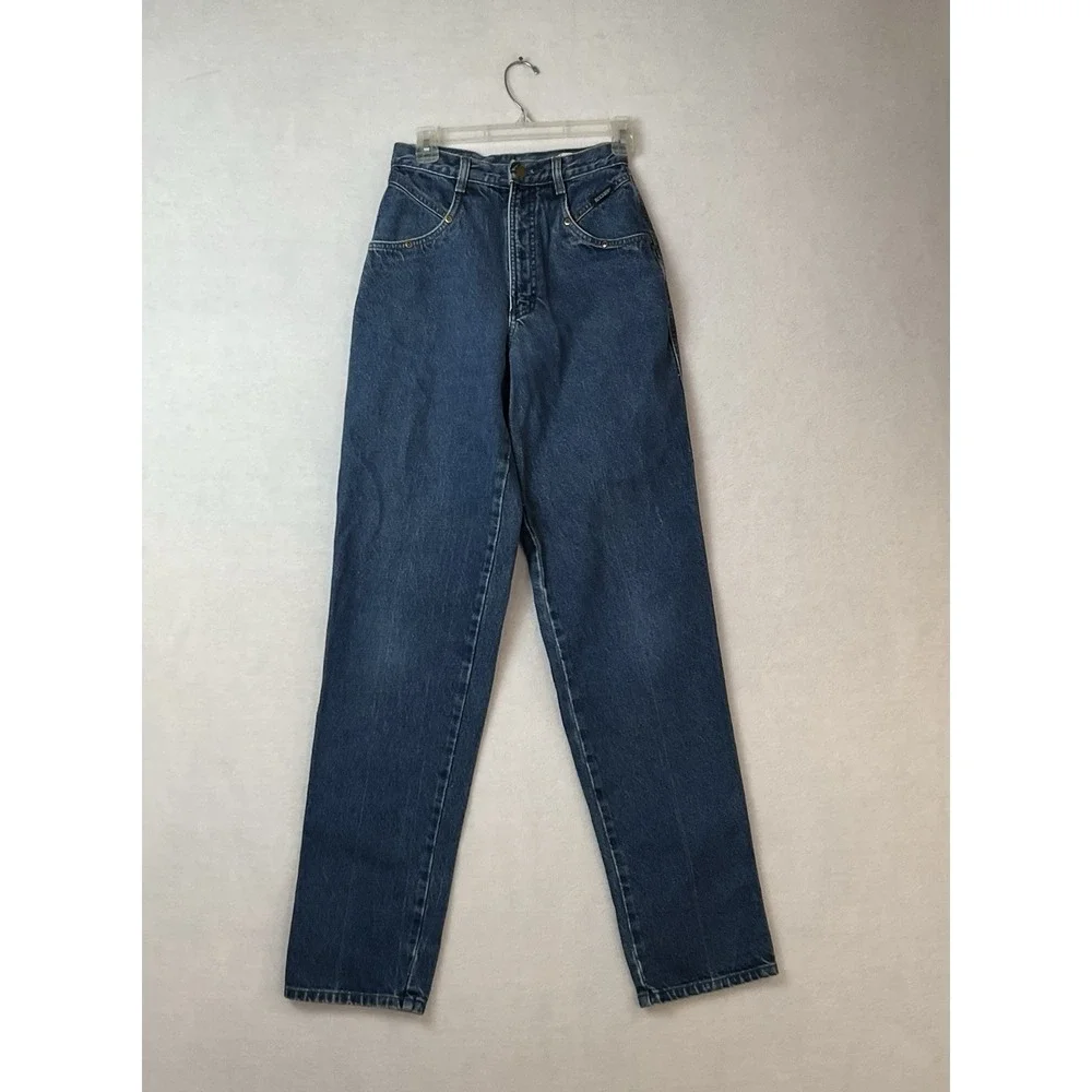 Rockies Rocky Mountain Jeans‎ Womens 7/28 Blue Denim Western Cowgirl High Rise